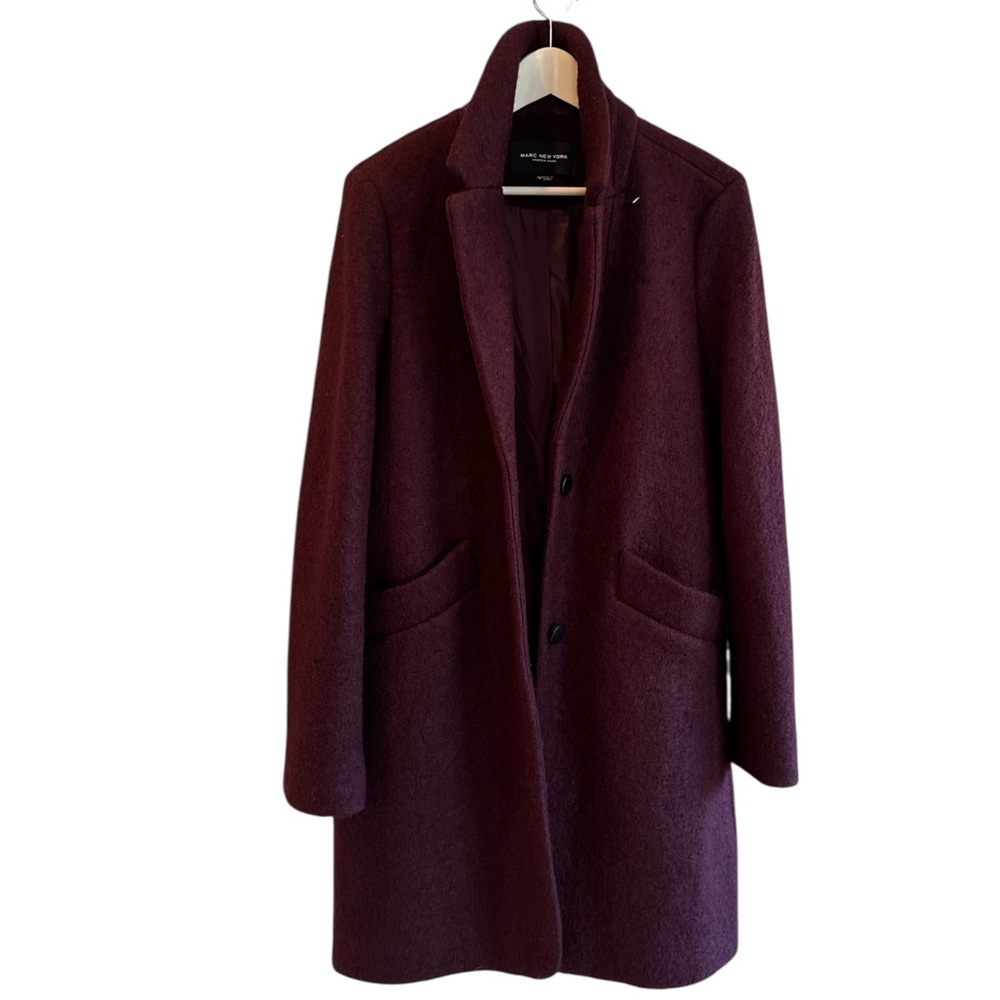 Marc New York Women's Rich Burgundy Trench Coat